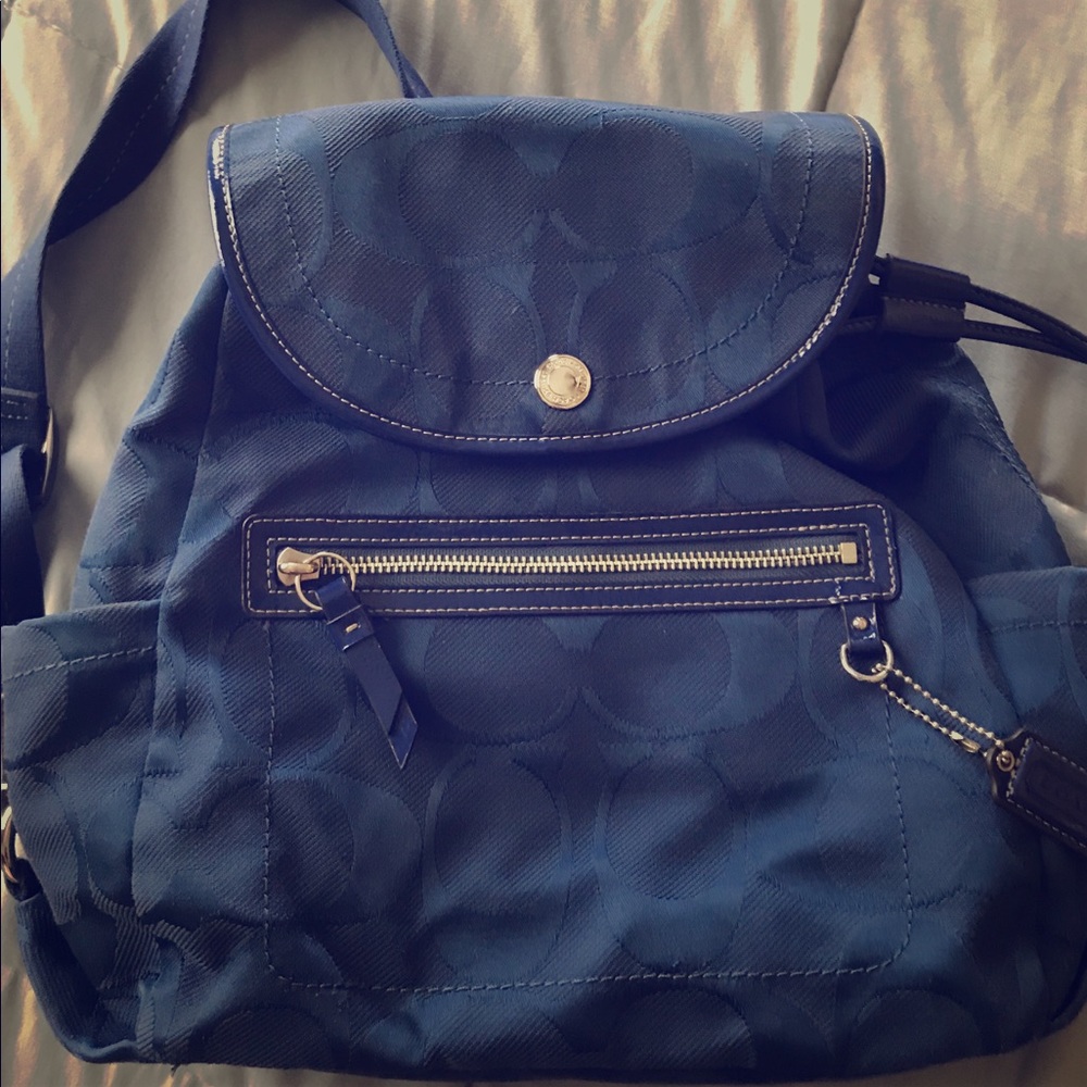 Coach medium backpack purse